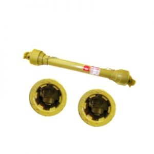 Кардан L=1500mm,  двугърбов профил, 482Nm, 6 жлеба, каре 27x81,7